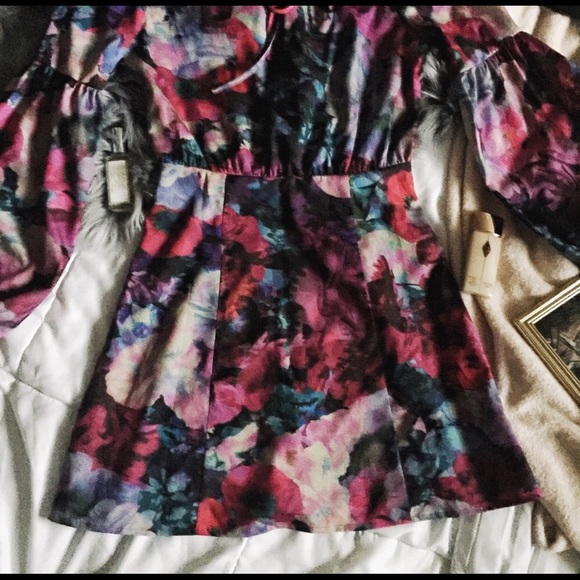 Tahari AS Levine Watercolor Floral Poppy Dress - Picture 2 of 7